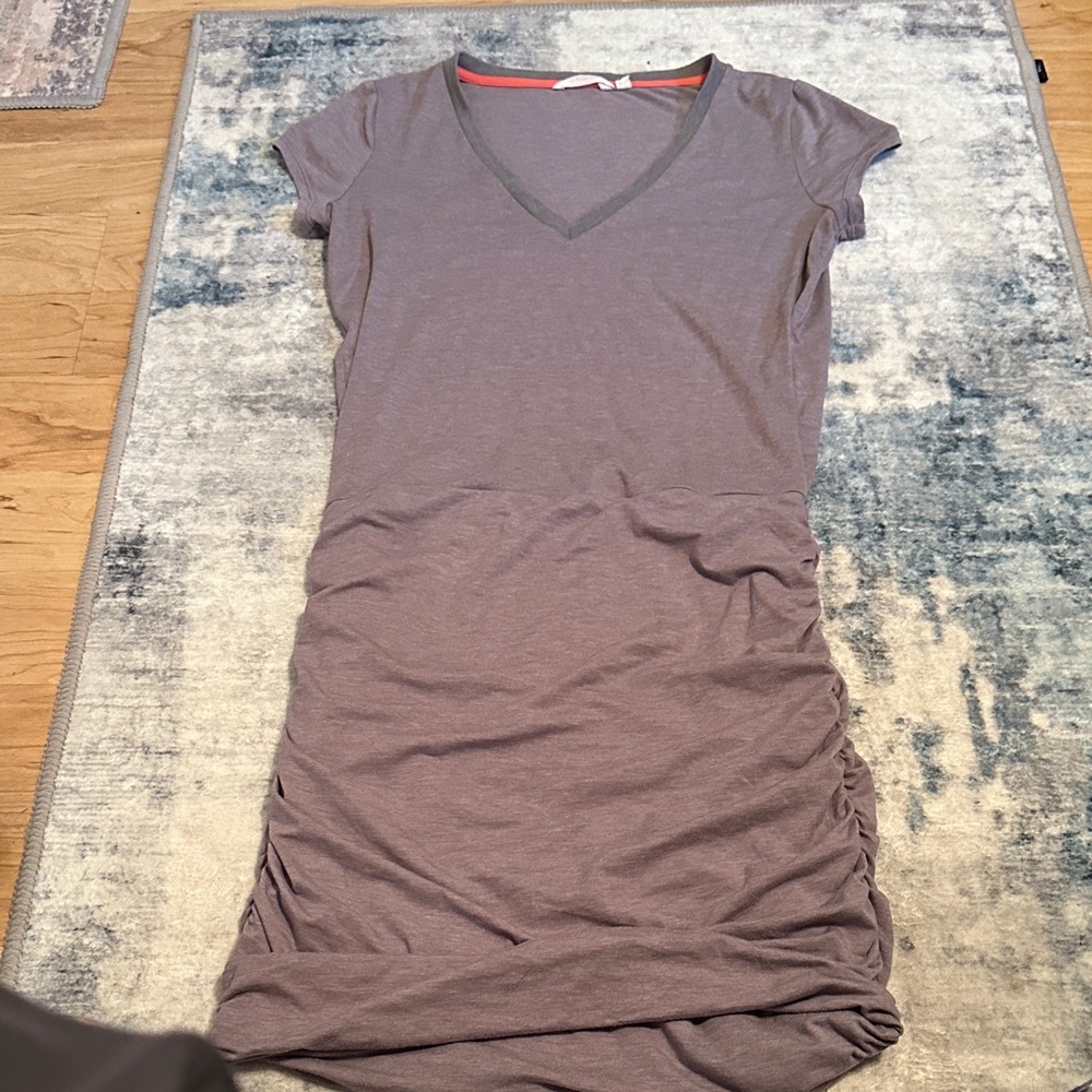 Athleta grey Midi Dress
